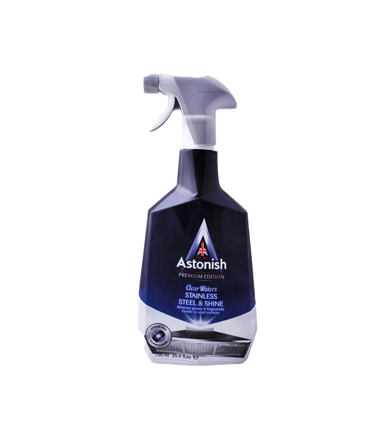 astonish cleaner stainless steel & shine 750ml