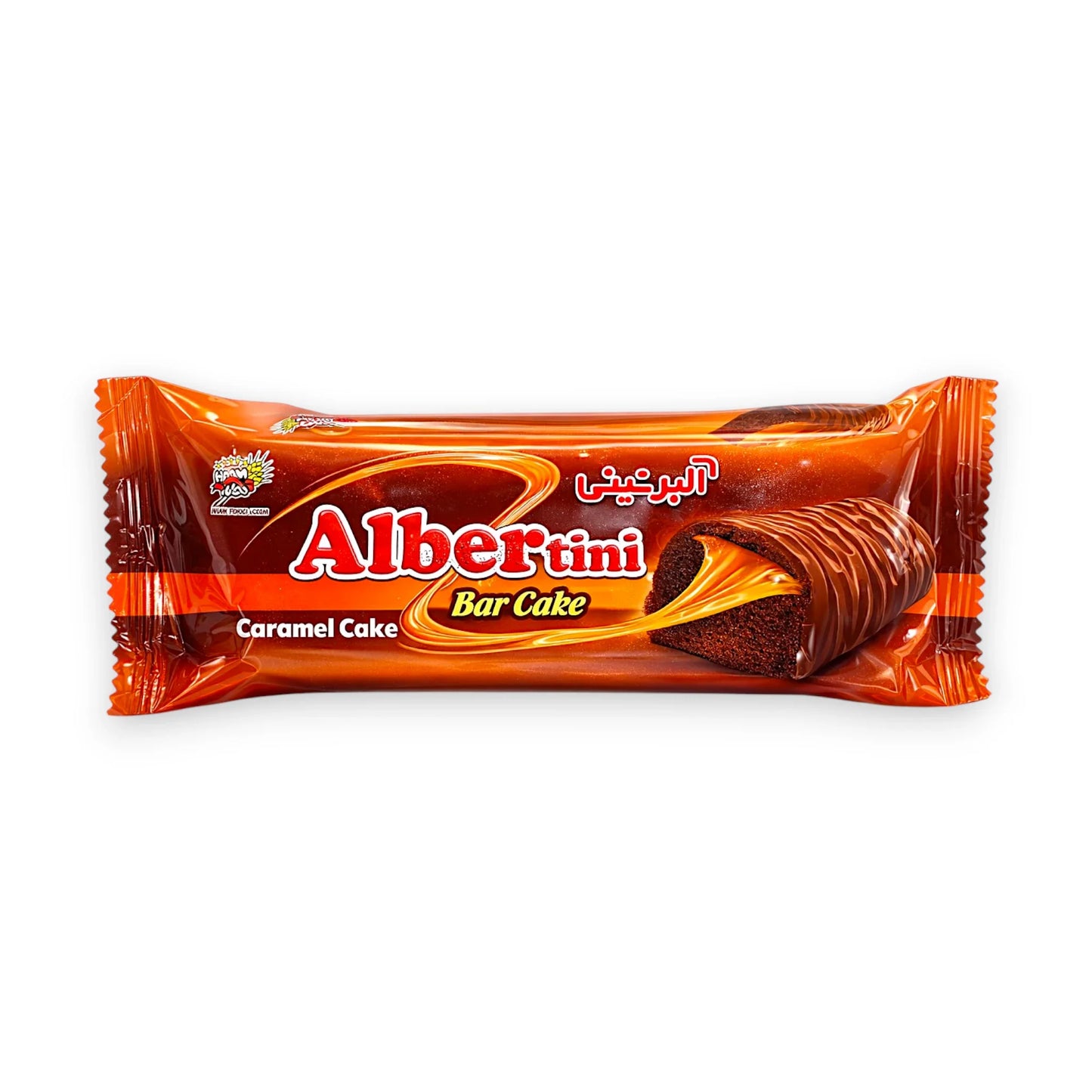 haam food albertini sponge cake caramel & chocolate 50g