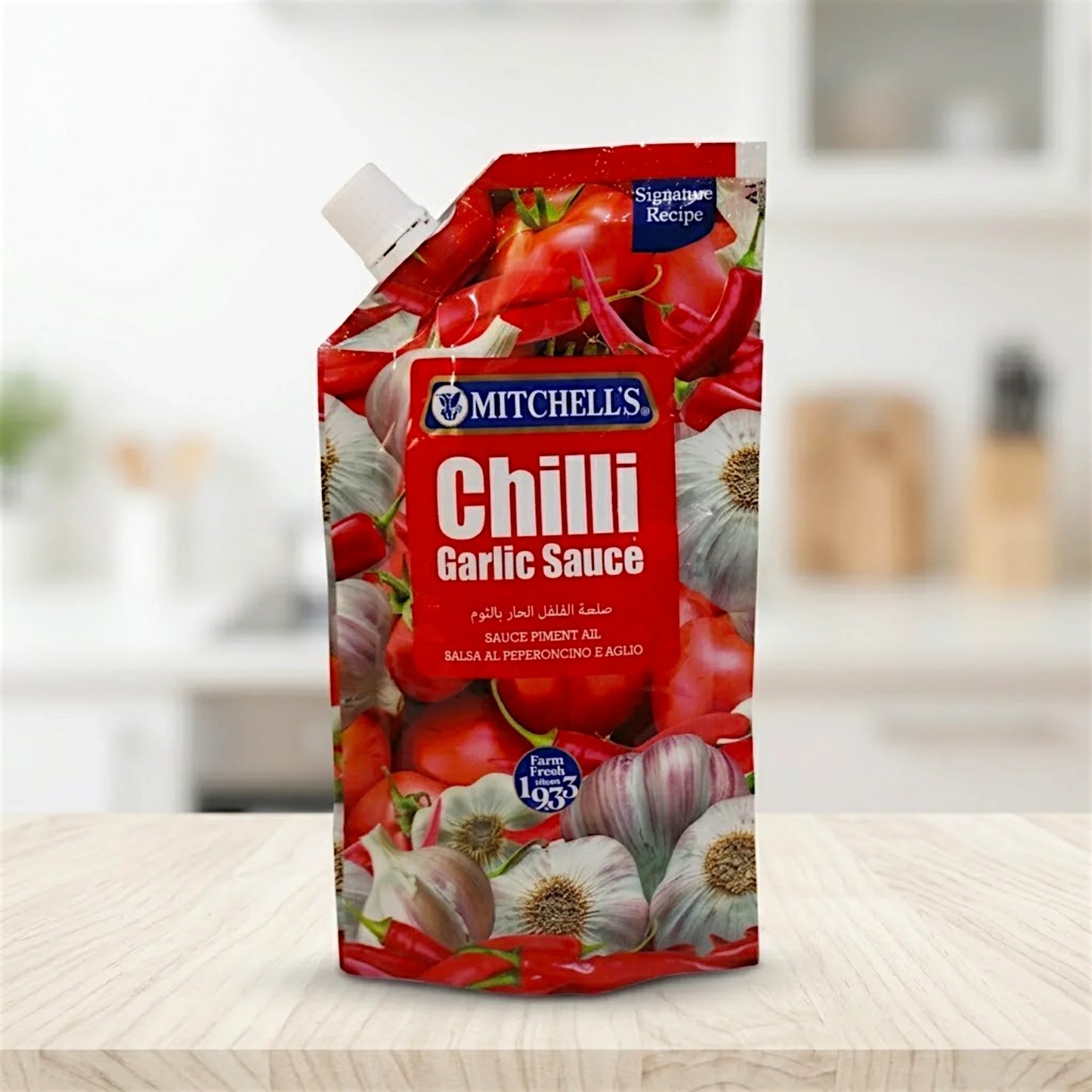 mitchells sauce chilli garlic 200g