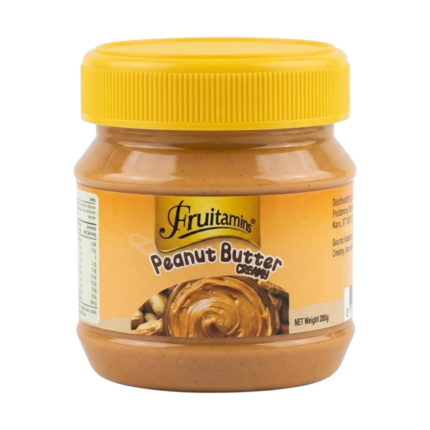 fruitamins peanut butter creamy 200g