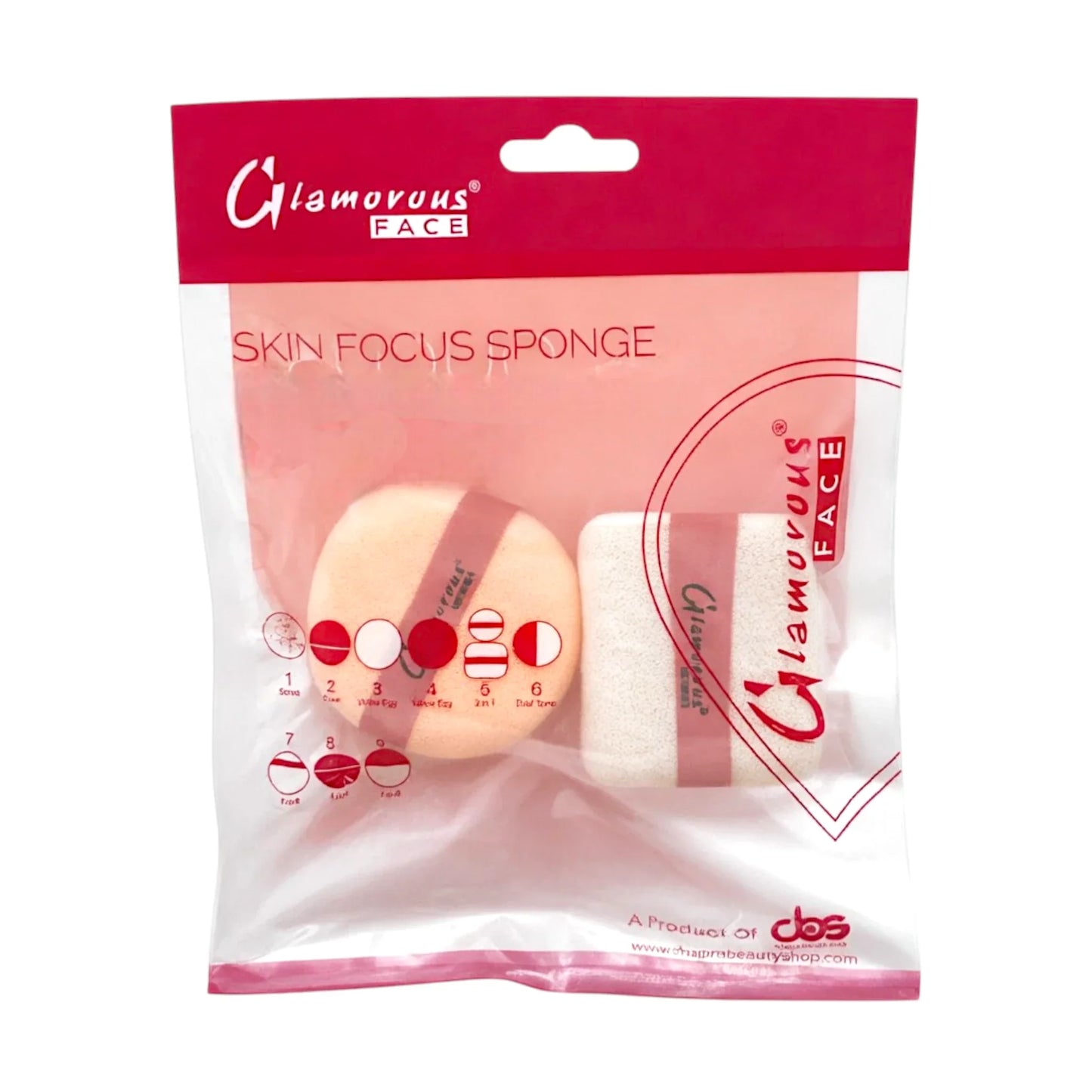 glamorous puff 2in1