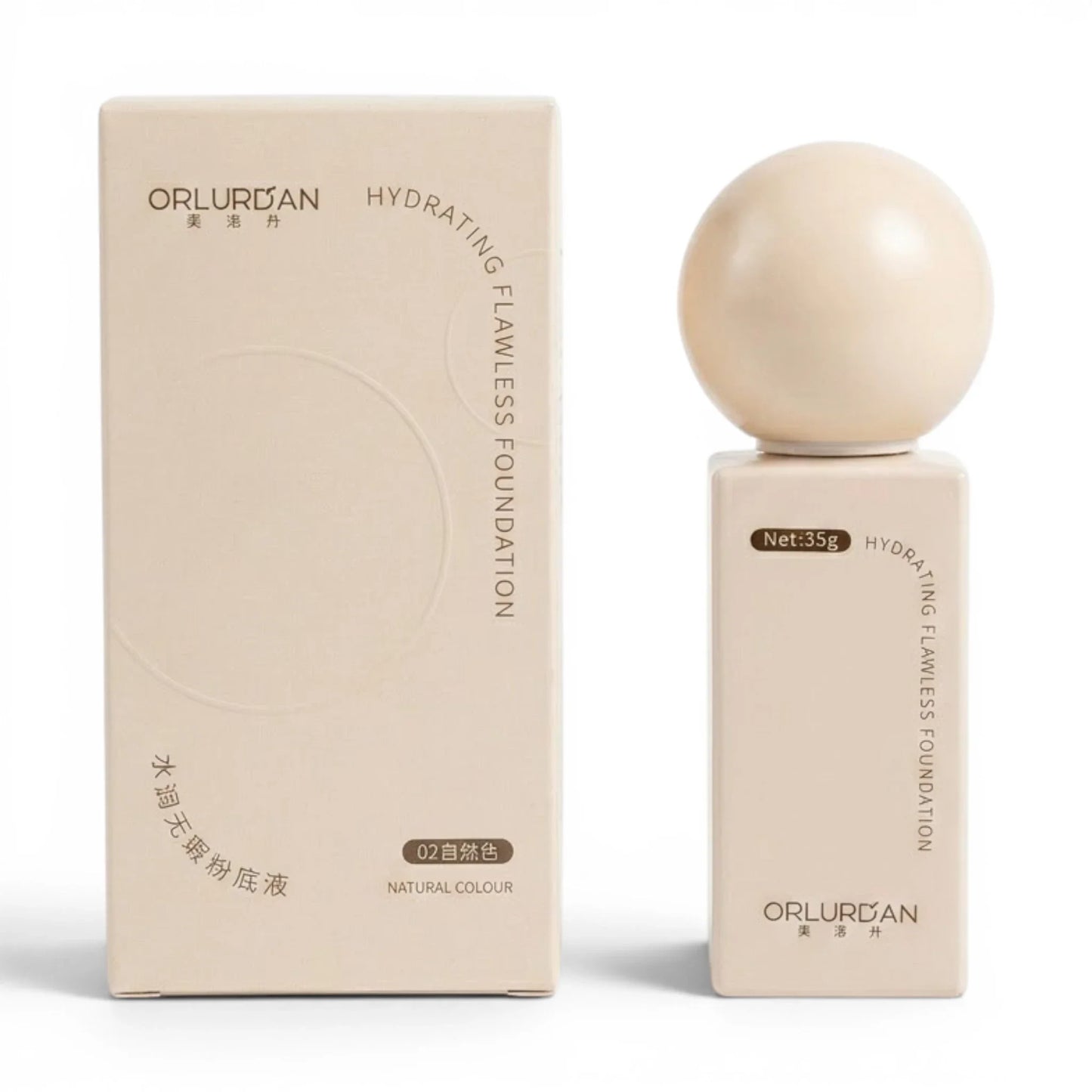 orlurdan flawless foundation 02 35g