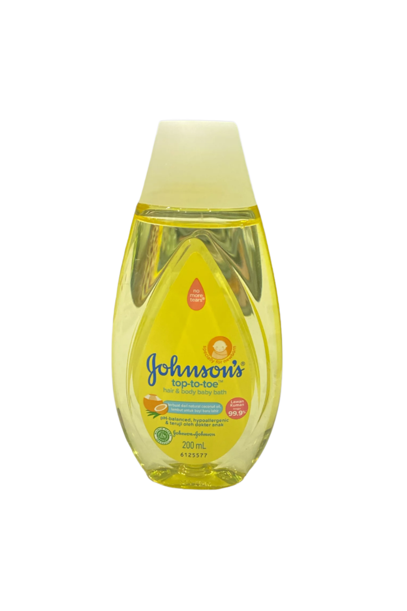 johnsons top to toe hair & body baby bath 200ml