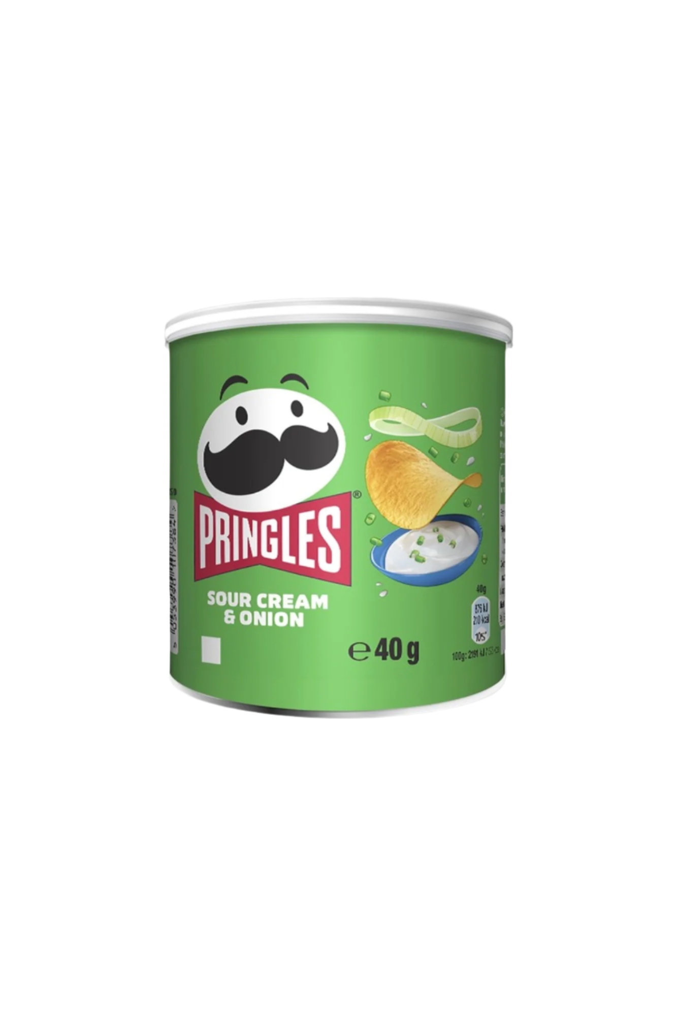 pringles chips sour cream & onion 40g