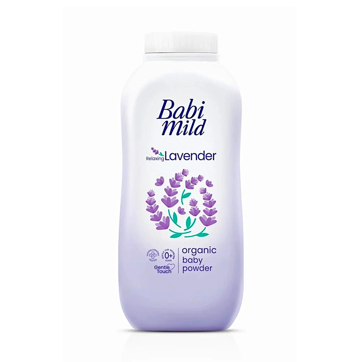 babi mild lavender organic baby powder 350g