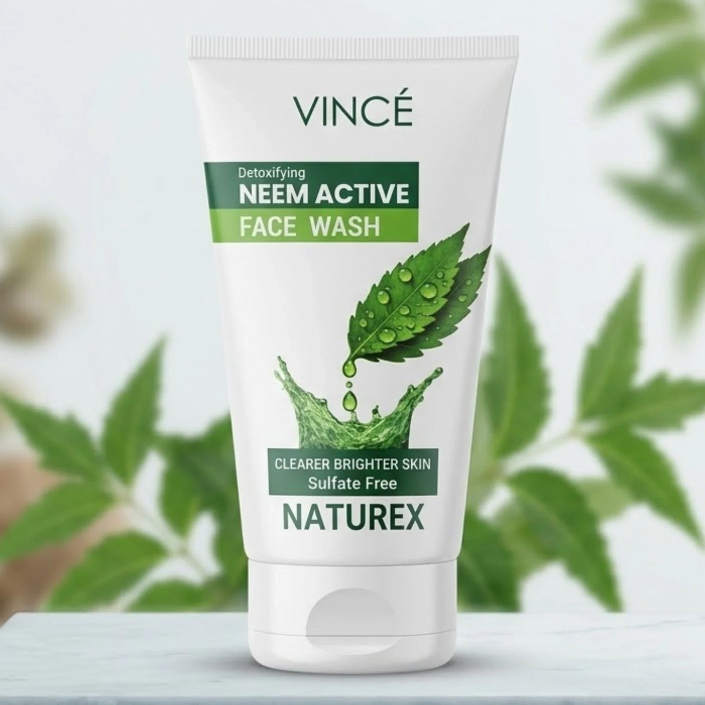 vince face wash neem active 120ml pak