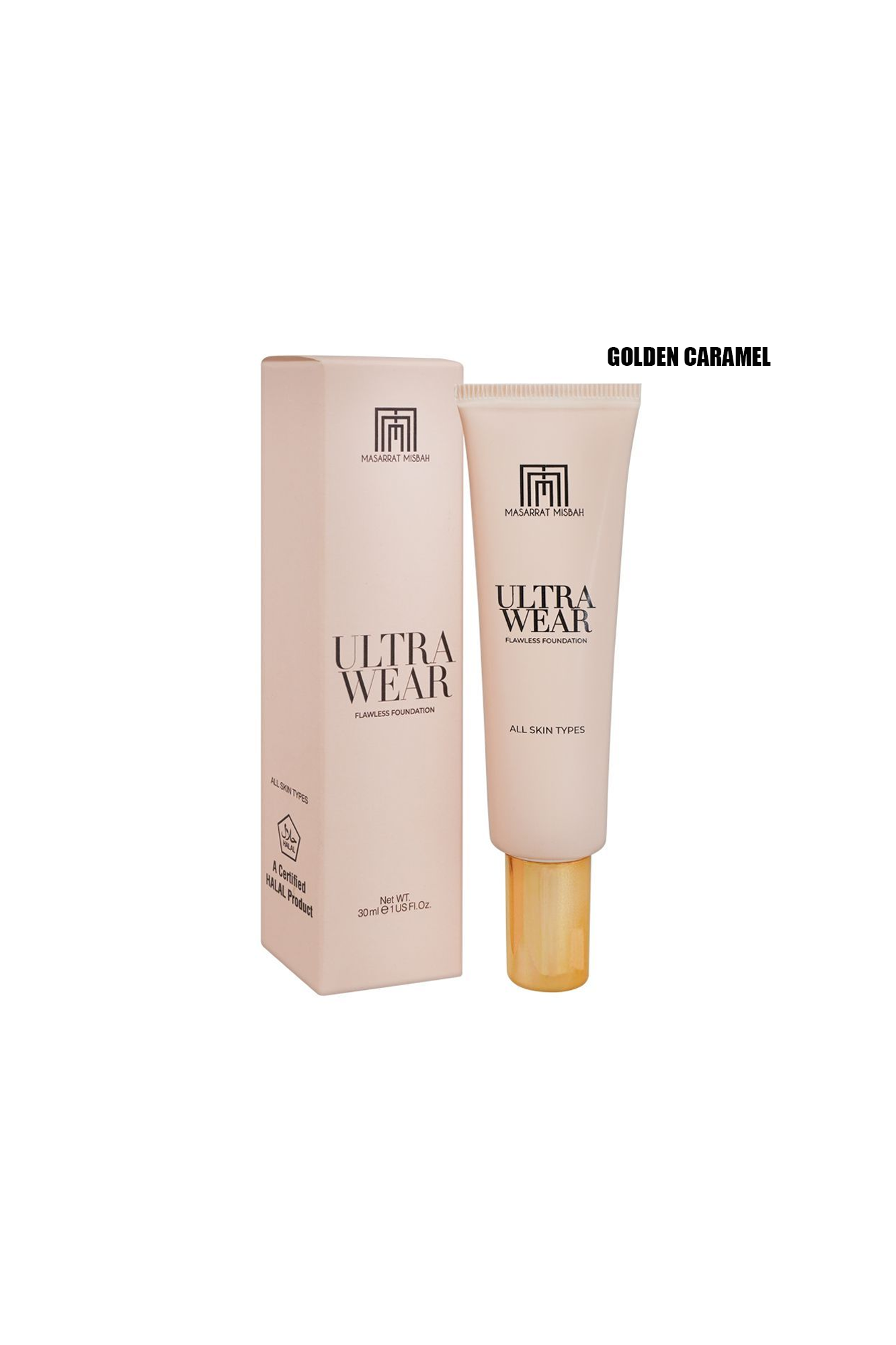 masarrat misbah foundation ultra wear golden caramel 30ml