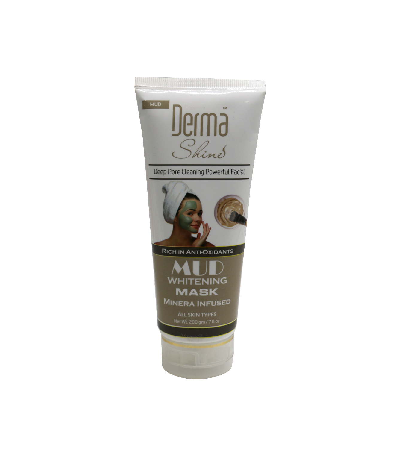 derma shine mud mask 200g pak