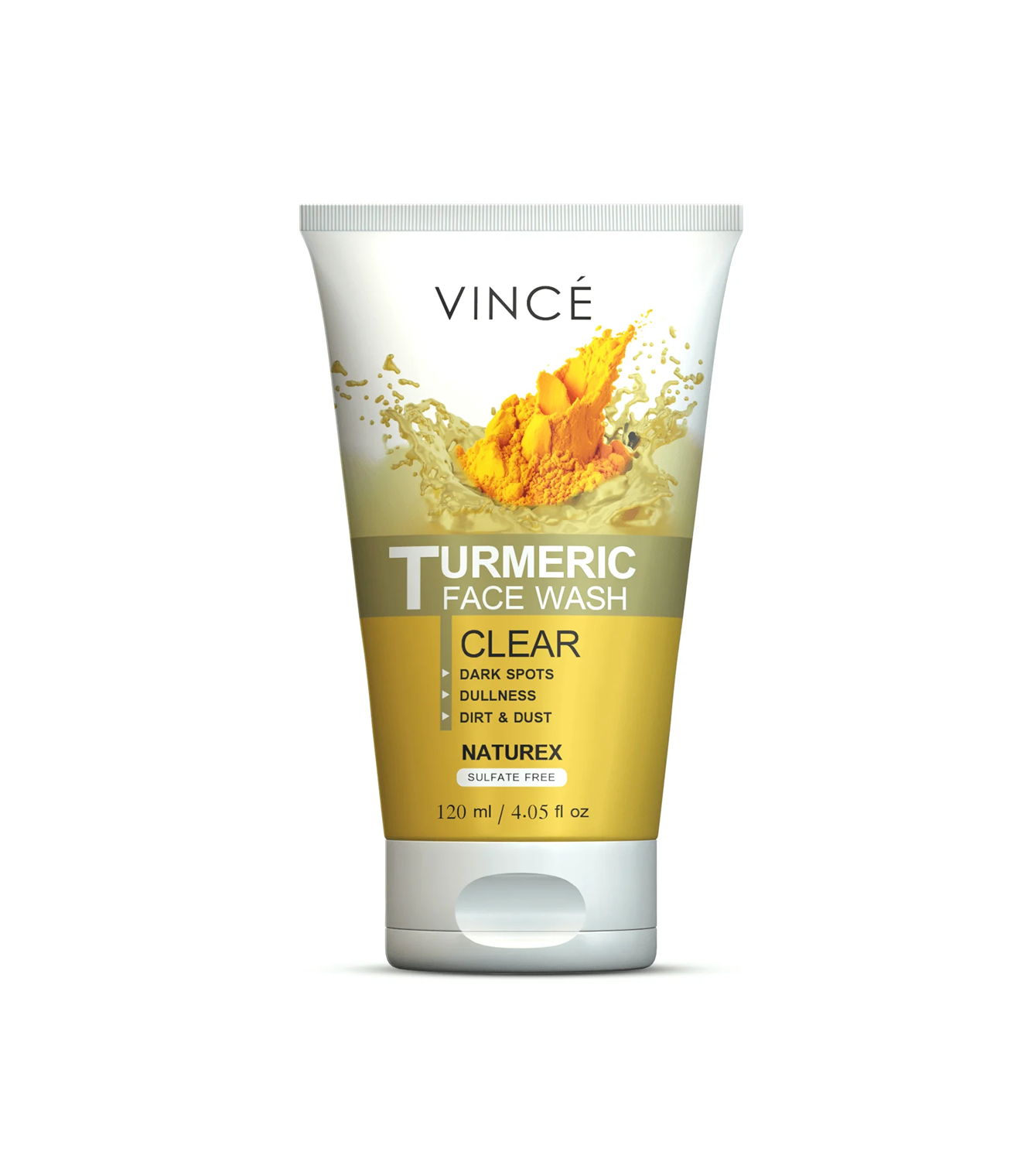 vince face wash turmeric 120ml pak