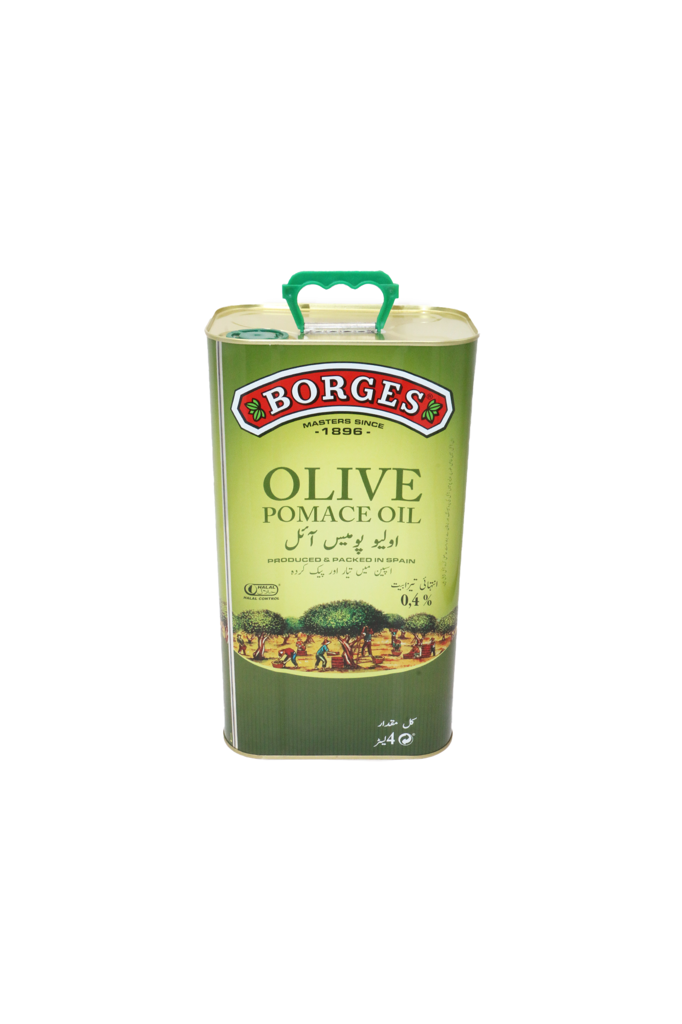 borges olive oil pomace 4l