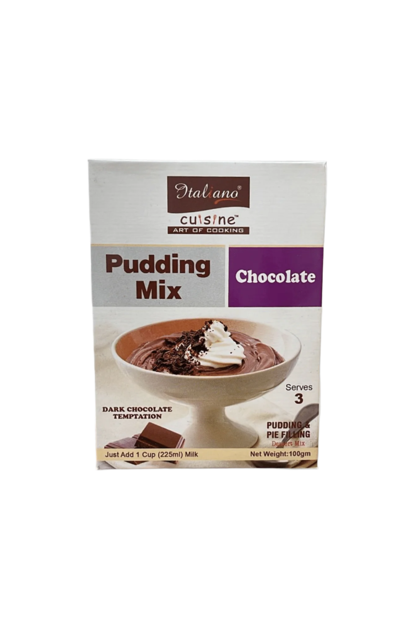 italiano pudding mix chocolate 100g