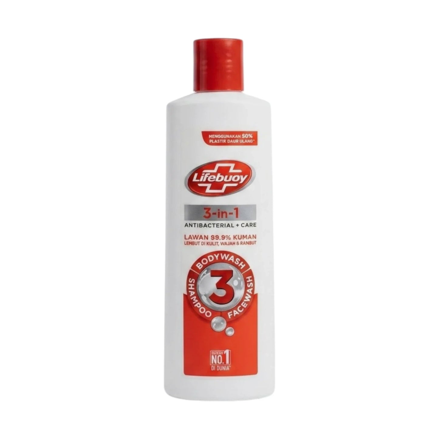 lifebuoy body wash antibacterial 3in1 250ml indonesia