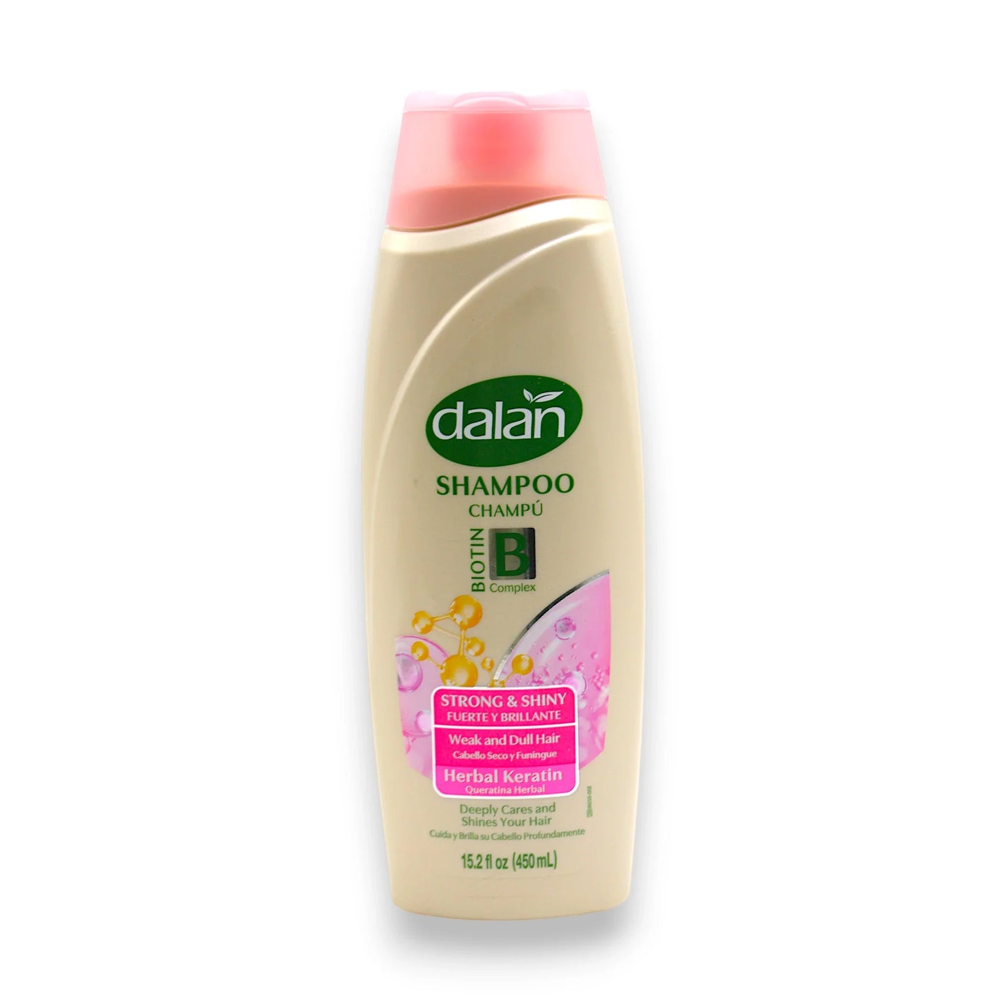 dalan shampoo biotin herbal keratin strong & shiny 450ml turkiye