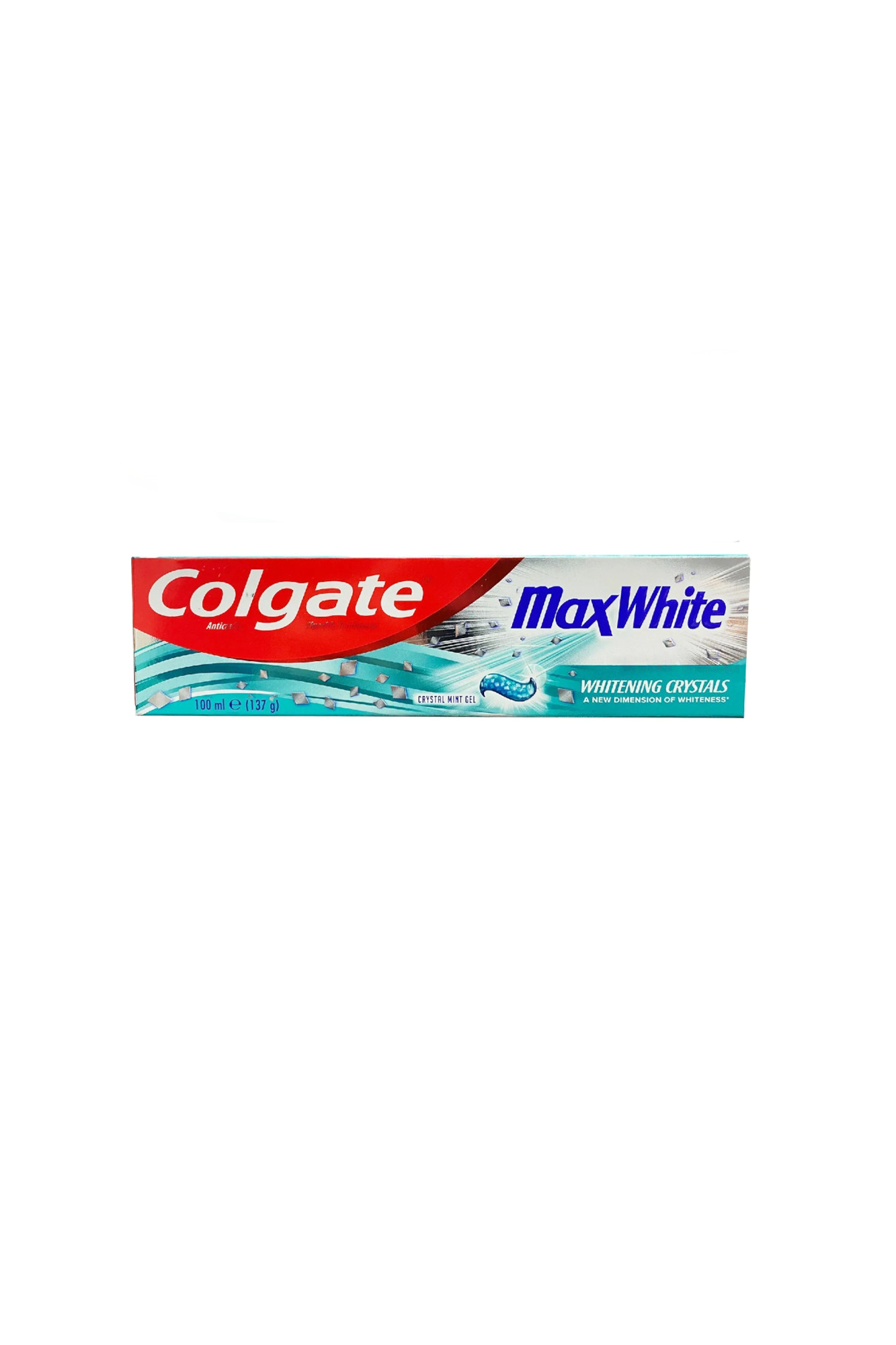 colgate toothpaste max white whitening crystals 100ml china