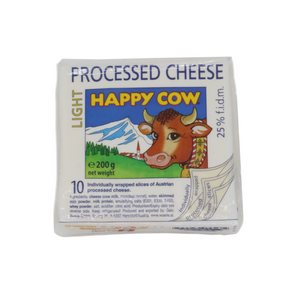 happy cow cheese light processed 200g