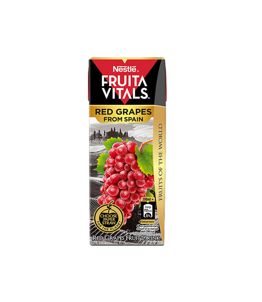 nestle fruita vitals red grapes 200ml
