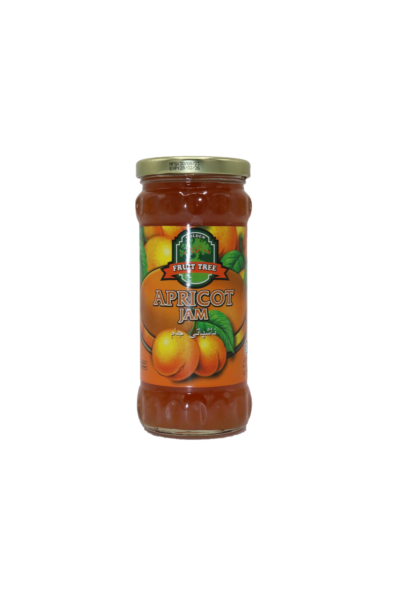 golden fruit tree jam apricot 440g malaysia