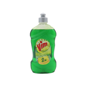 vim dishwash liquid vinegar lime 450ml green bottle