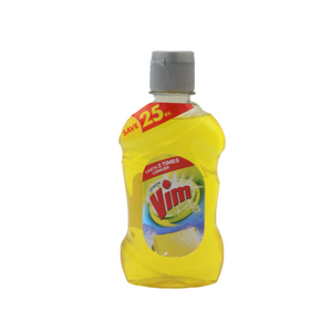 vim dishwash gel lemon 250ml yellow