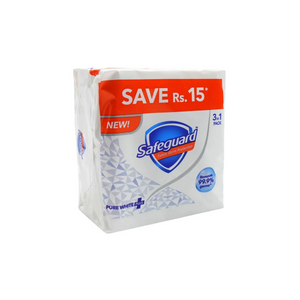 safeguard soap pure white 3pc 95g