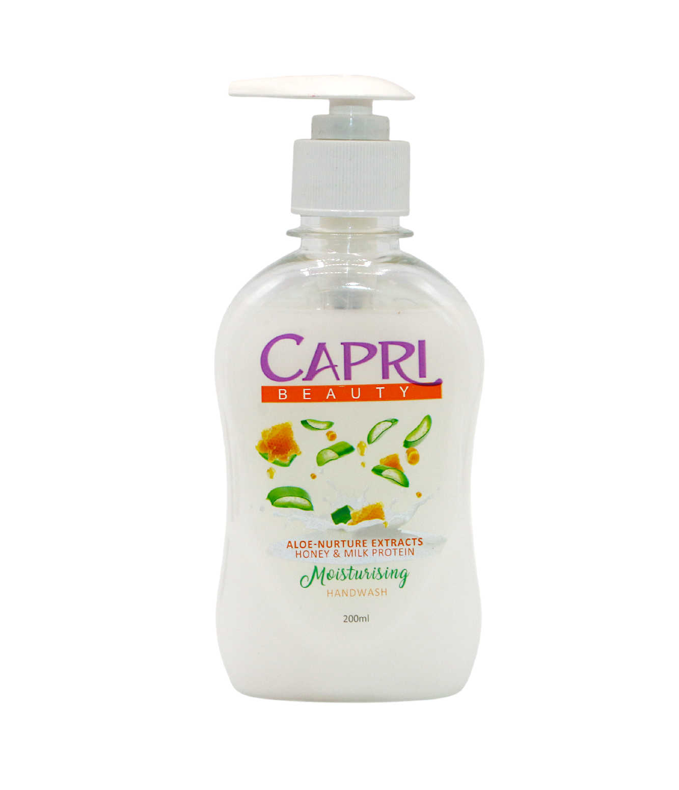 capri hand wash aloe nurture moisturising 200ml
