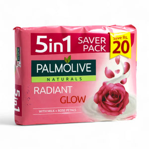 palmolive soap radiant glow 5in1 130g