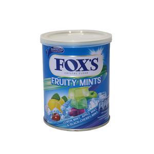 fox candy fruity mints 170g tin