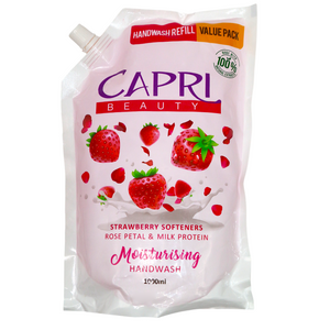 capri hand wash strawberry moisturizing 1l