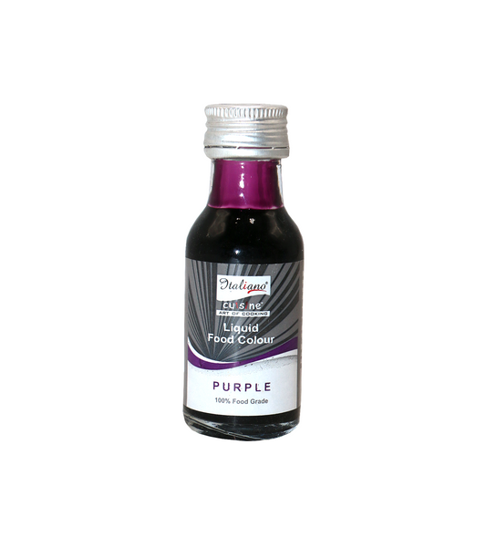 italiano food colour liquid purple 25ml