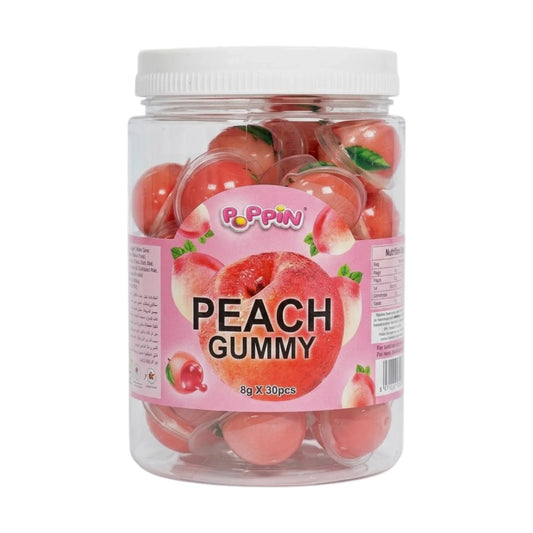poppin jelly peach gummy 8g uae
