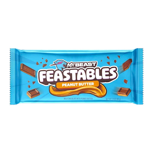 mr beast feastables chocolate peanut butter 60g