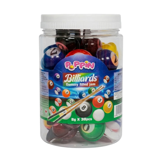 poppin jelly bowling/billiards gummy 8g uae