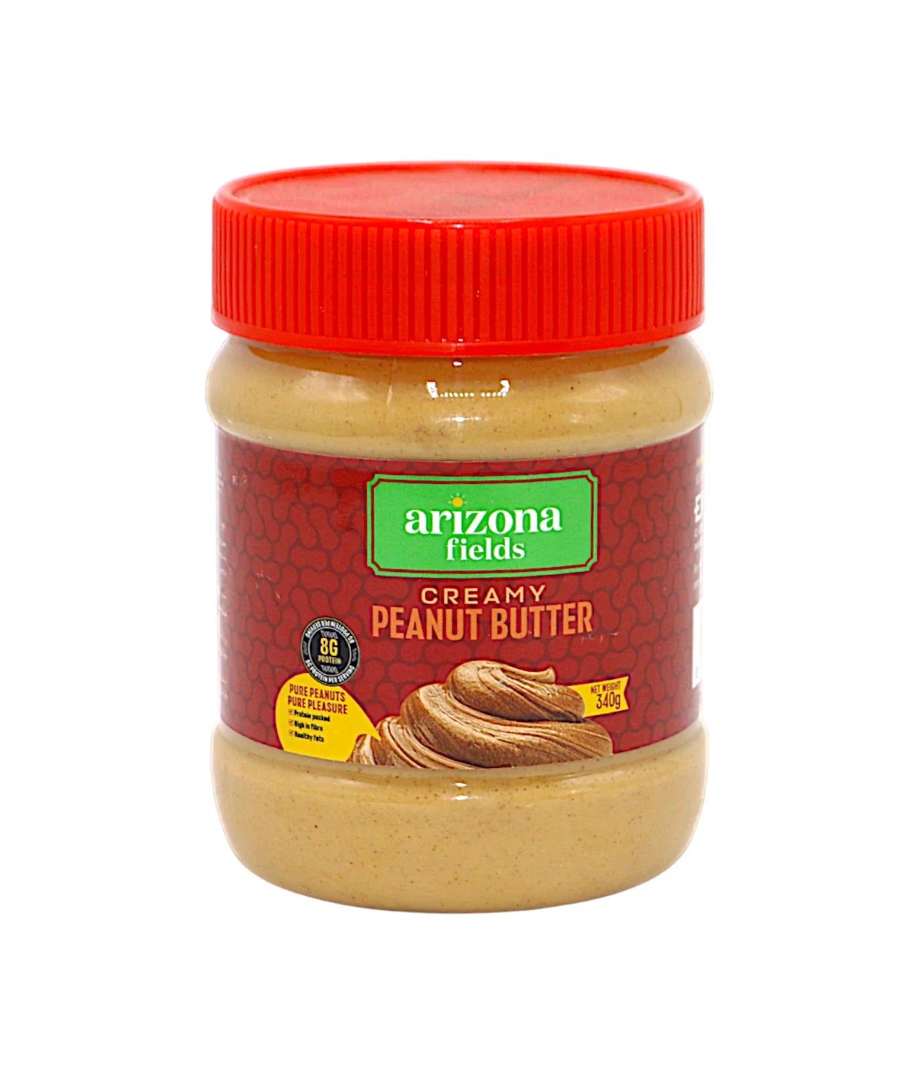 arizona fields creamy peanut butter 340g