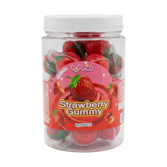 poppin jelly strawberry gummy 8g uae