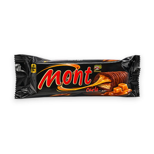 mont carlo sponge cake cocoa & caramel layer 50g