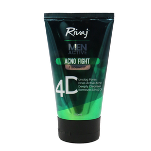 rivaj uk face wash men acno fight 100ml