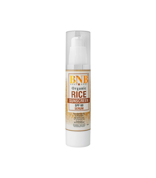 bnb sunscreen serum rice 50ml pak
