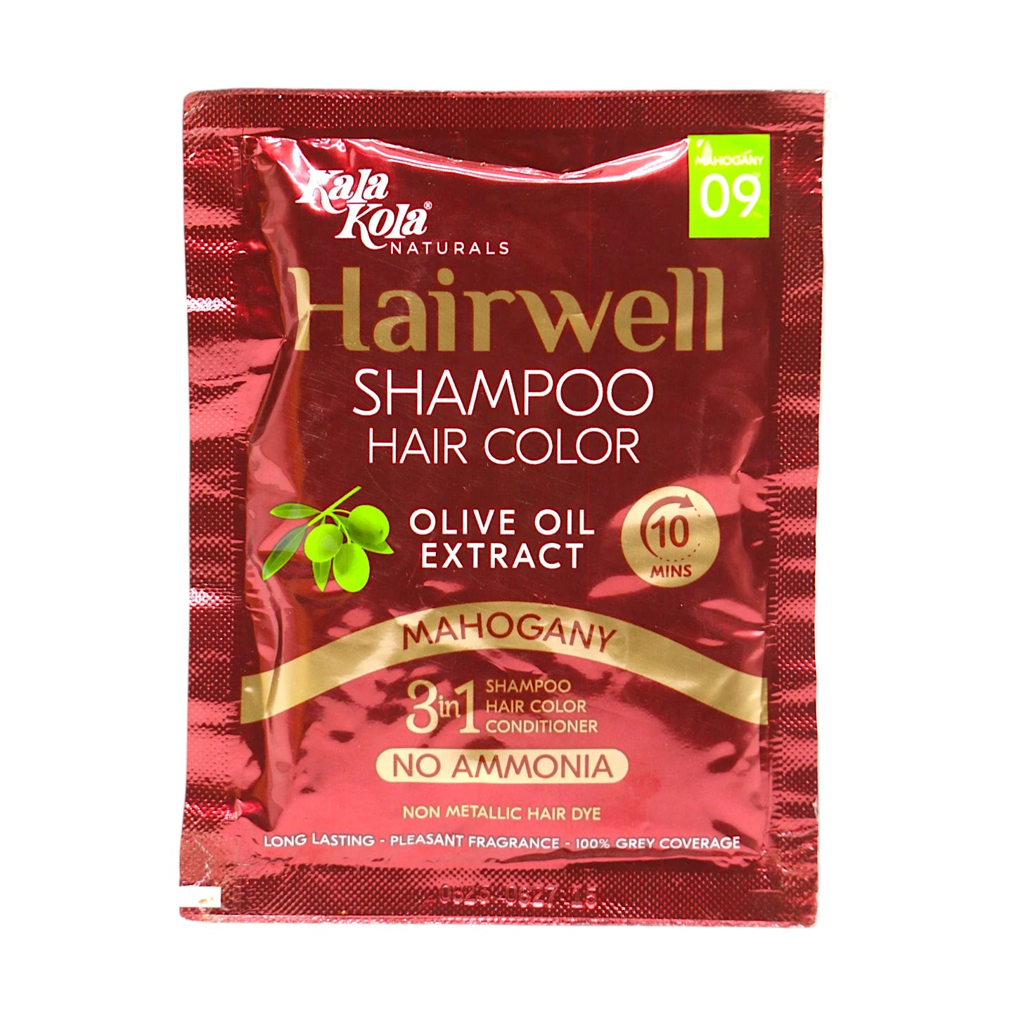 kala kola hairwell shampo hair color mahogany 09