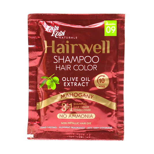 kala kola hairwell shampo hair color mahogany 09