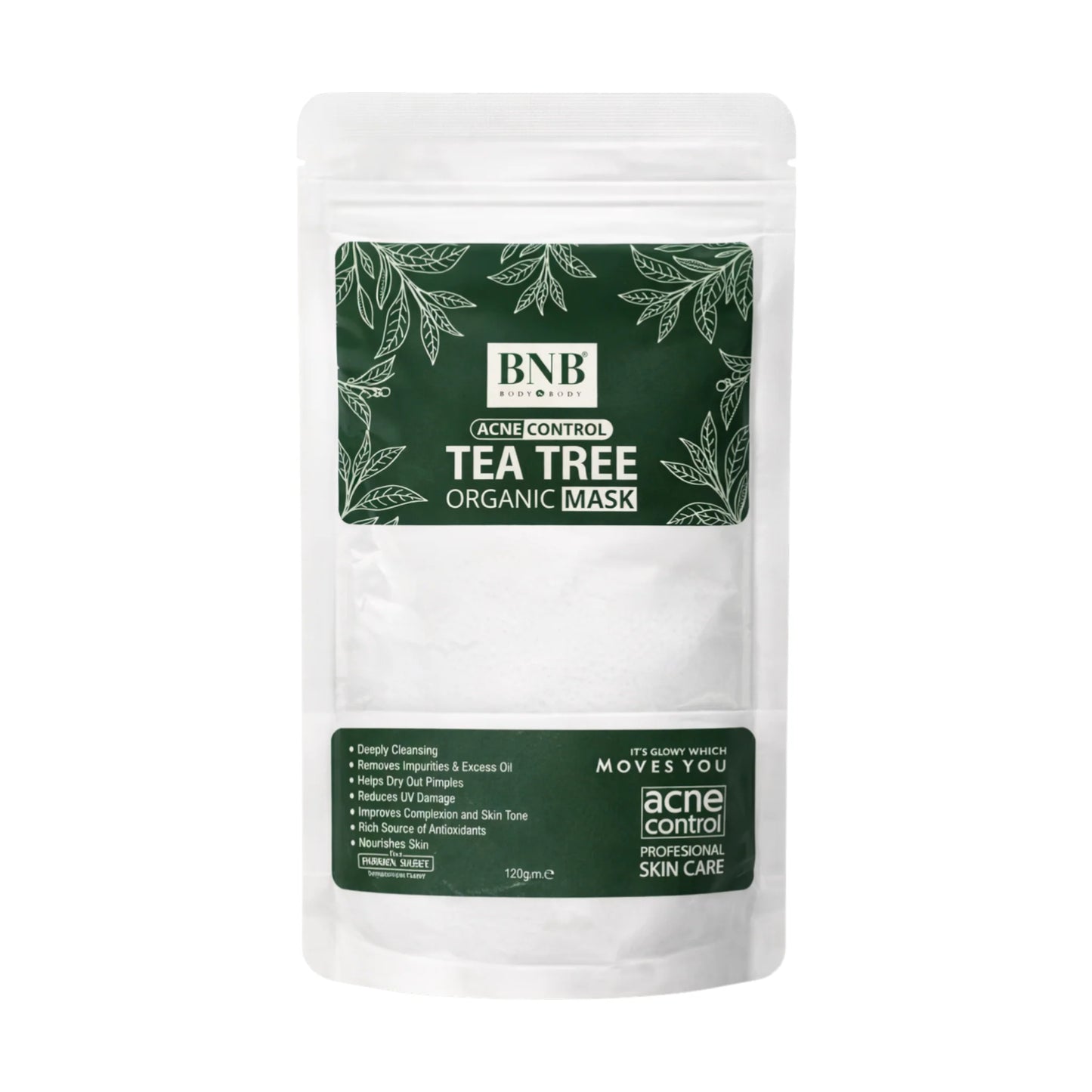 bnb tea tree organic mask 120g