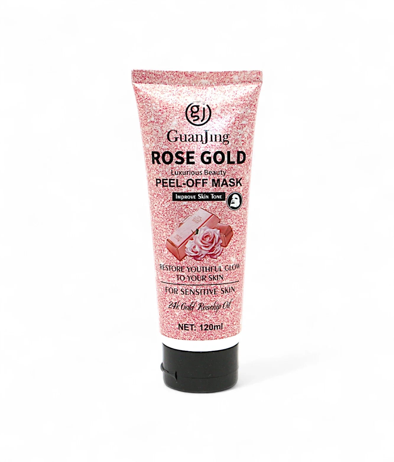 guanjing peel off mask glitter rose 120ml china gj6052