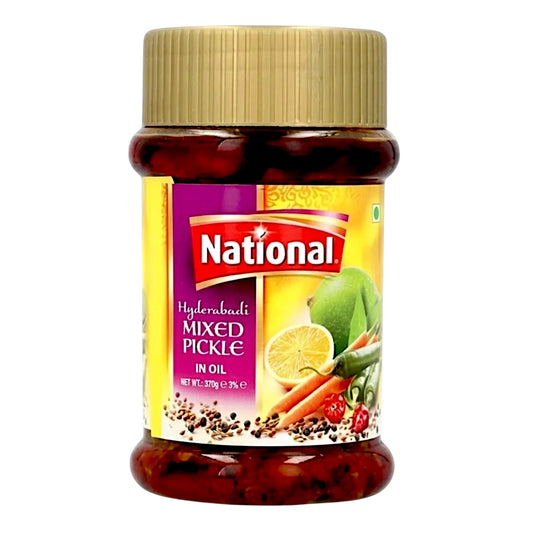 national pickle hyderabadi mixed 370g