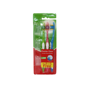 colgate tooth brush premier clean medium 3pc