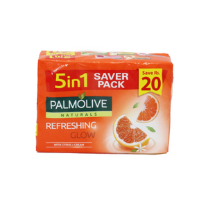palmolive soap refreshing glow 5pc 98g