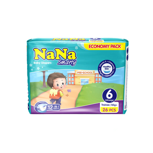 nana diaper economy pack xxl6 30pc
