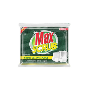 max scrub scouring pad grease cutting regular 1pc