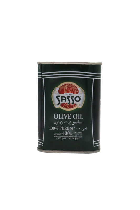 sasso olive oil 400ml tin