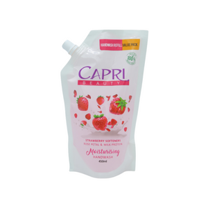 capri hand wash strawberry moisturising 450ml