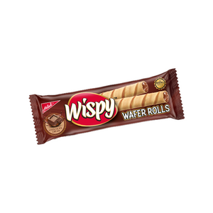 hilal wispy  wafer chocolate rolls 20rs
