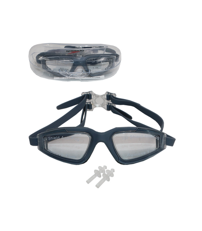 swmming goggles speedo with ear plug sb8600 handle box